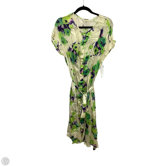 Designer Dress Party Midi By Cmb In Multi-colored, Size: L