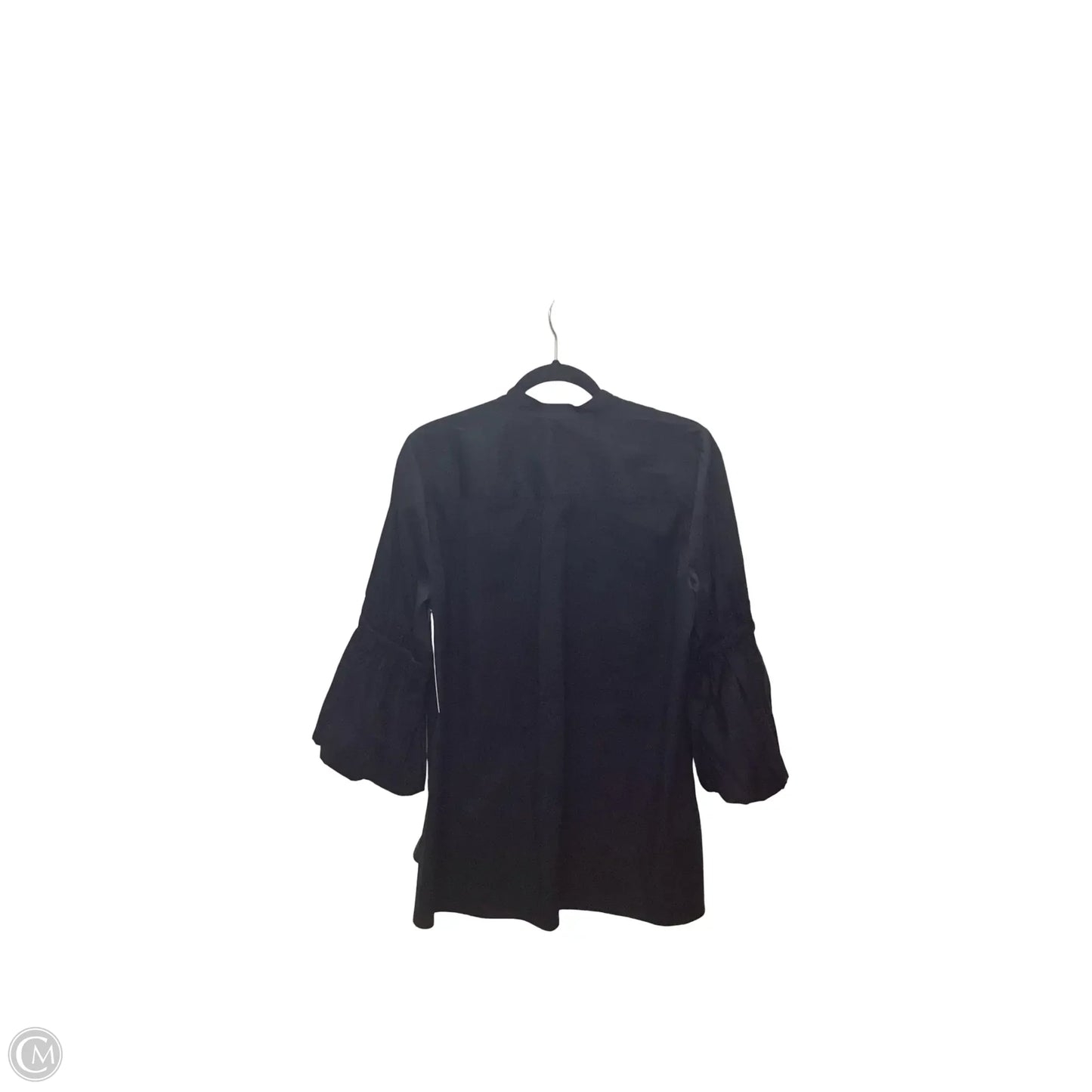 Blouse 3/4 Sleeve By Chicos In Black, Size: 10