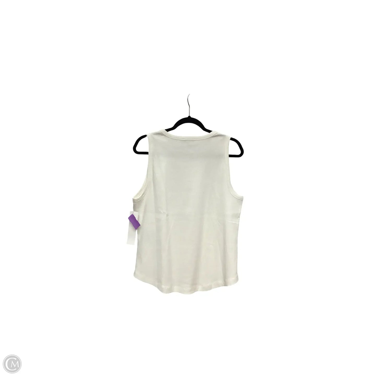 Top Sleeveless Basic By Chicos In White, Size: 2