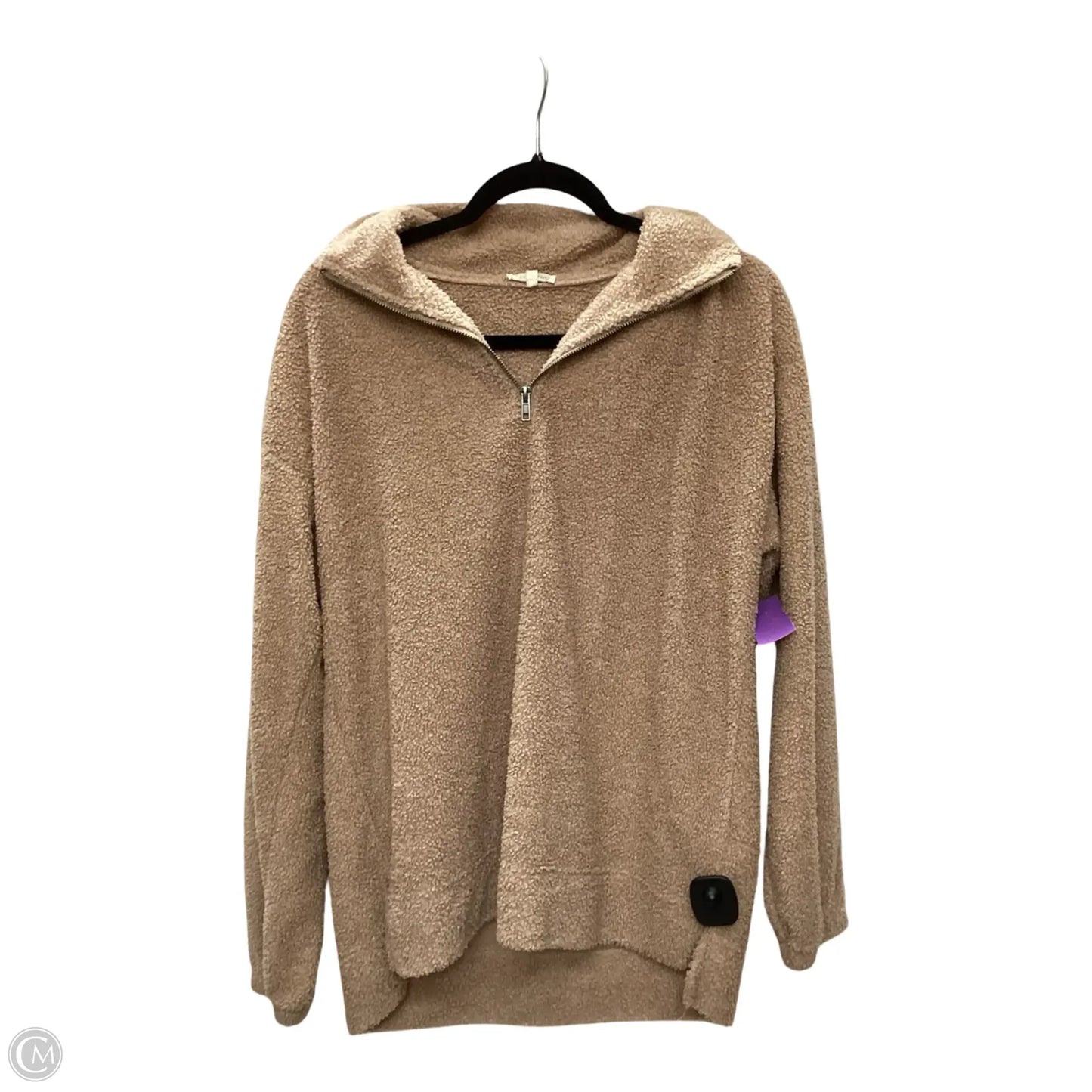 Jacket Faux Fur & Sherpa By Cotton Bleu In Brown, Size: S