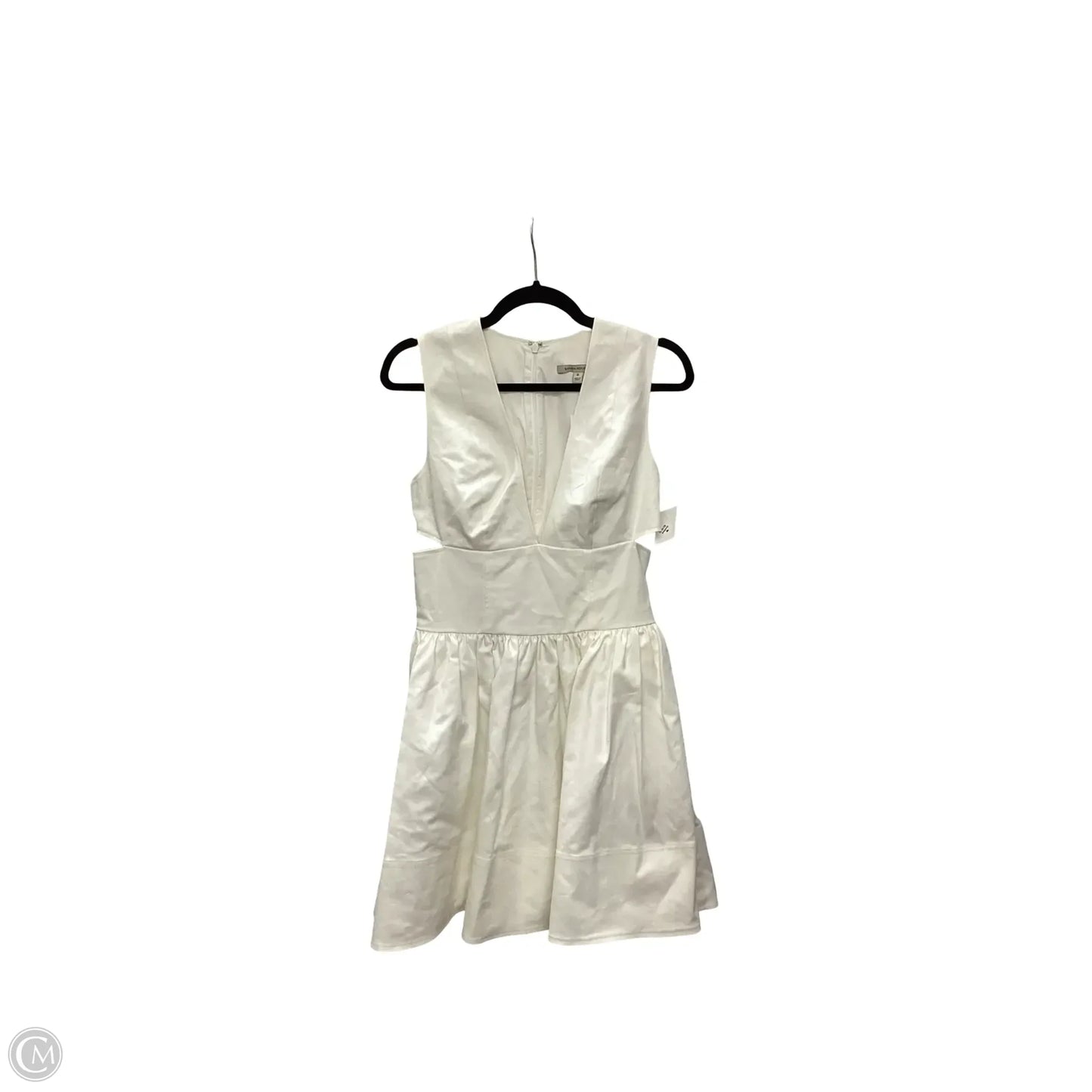 Dress Casual Short By Banana Republic In Ivory, Size: 6