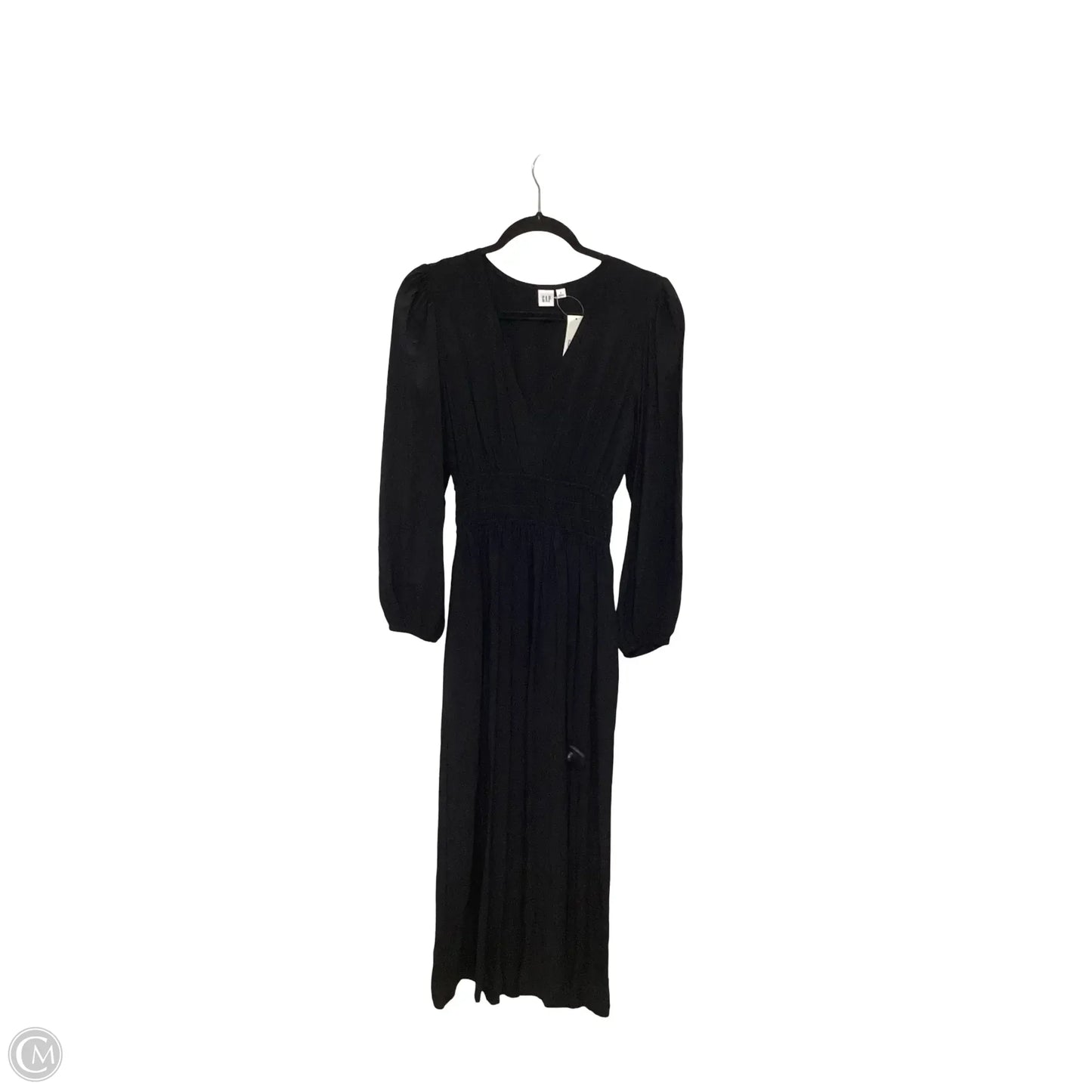 Dress Casual Midi By Gap In Black, Size: S