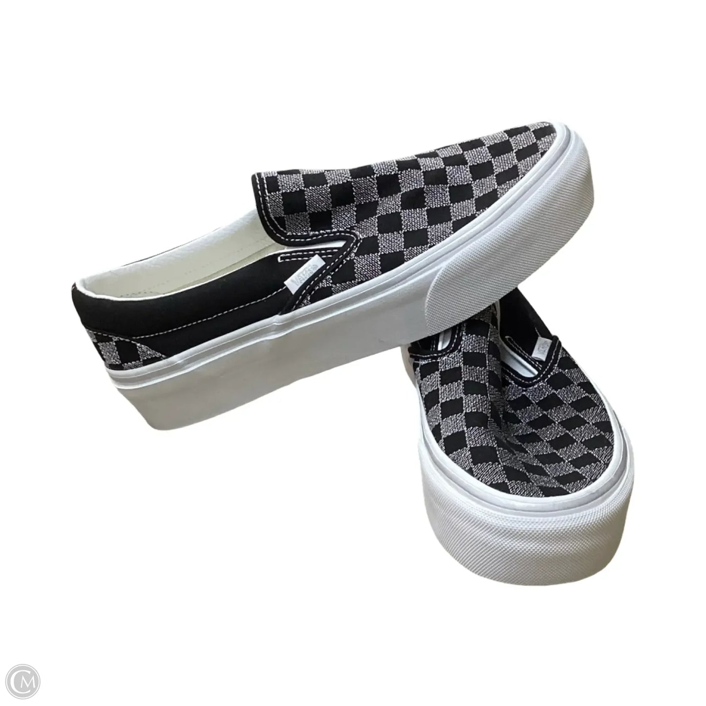 Shoes Sneakers By Vans In Checkered Pattern, Size: 8.5