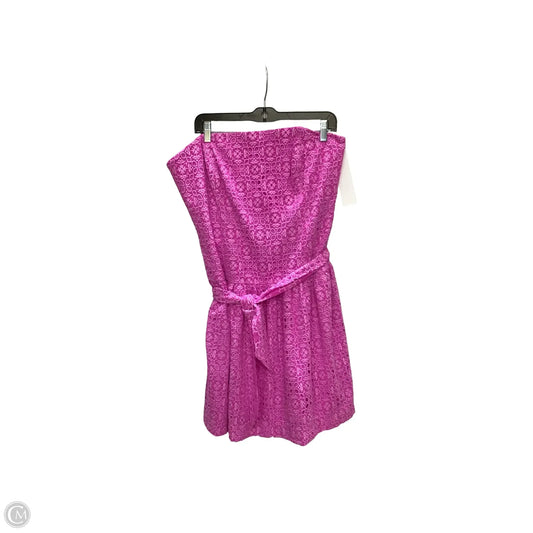 Dress Designer By Lilly Pulitzer In Pink, Size: 14