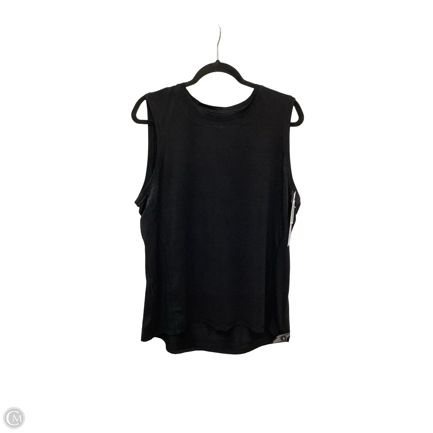 Athletic Top Short Sleeve By Athleta In Black, Size: Xl