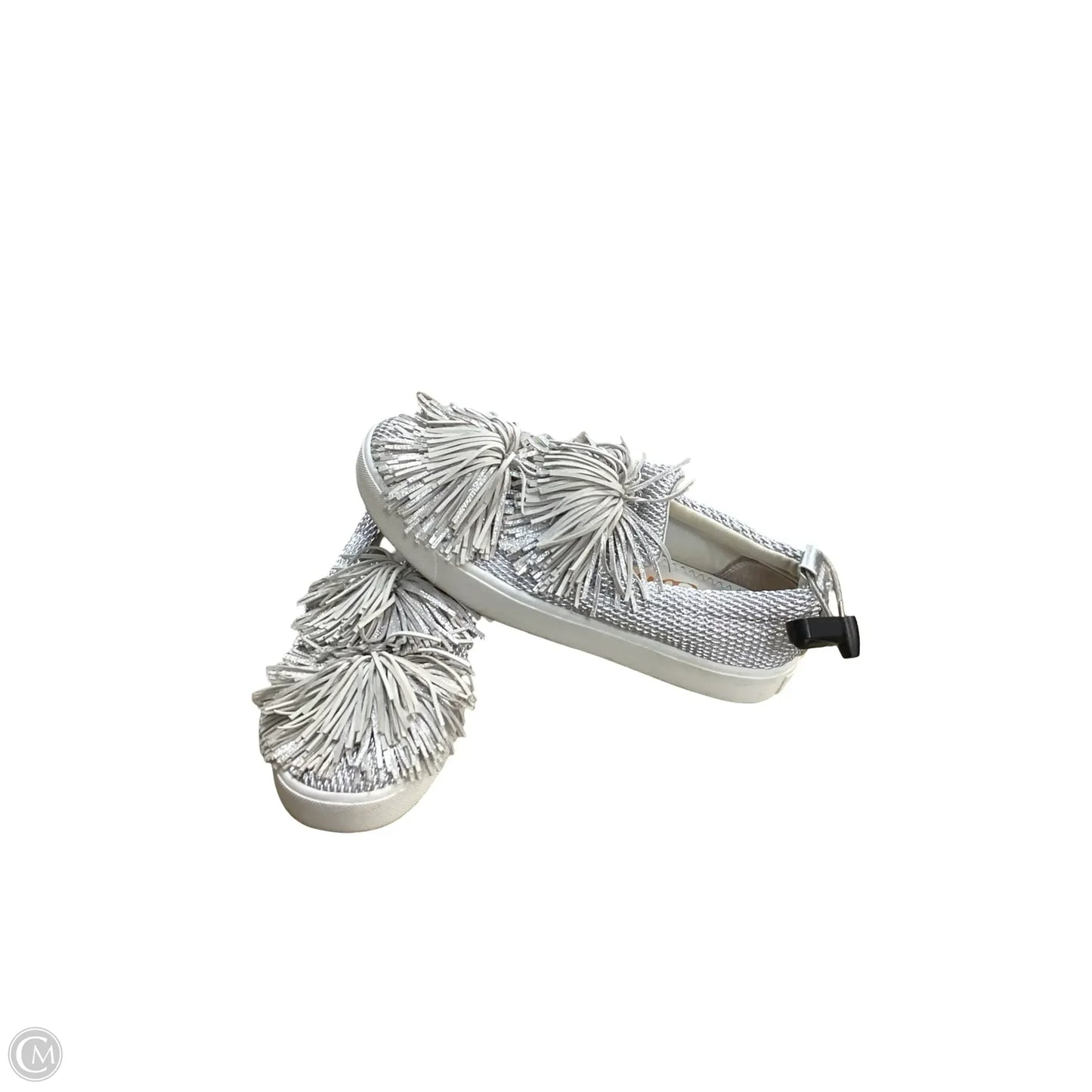 Shoes Sneakers By Sam Edelman In Silver, Size: 7.5