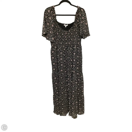 Dress Casual Maxi By White Birch In Black, Size: 2x