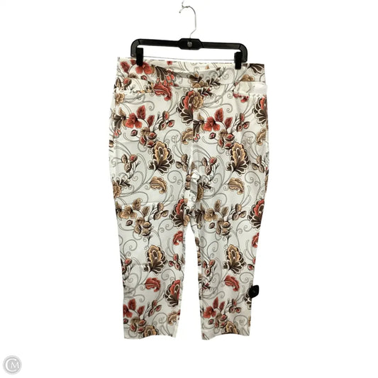 Pants Cropped By Chicos In Multi-colored, Size: 14