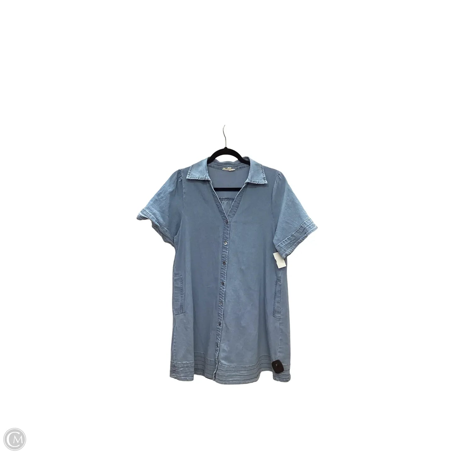 Dress Casual Short By Entro In Blue Denim, Size: M