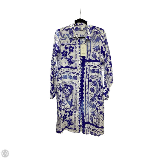Dress Casual Short By Joie In Blue & White, Size: M