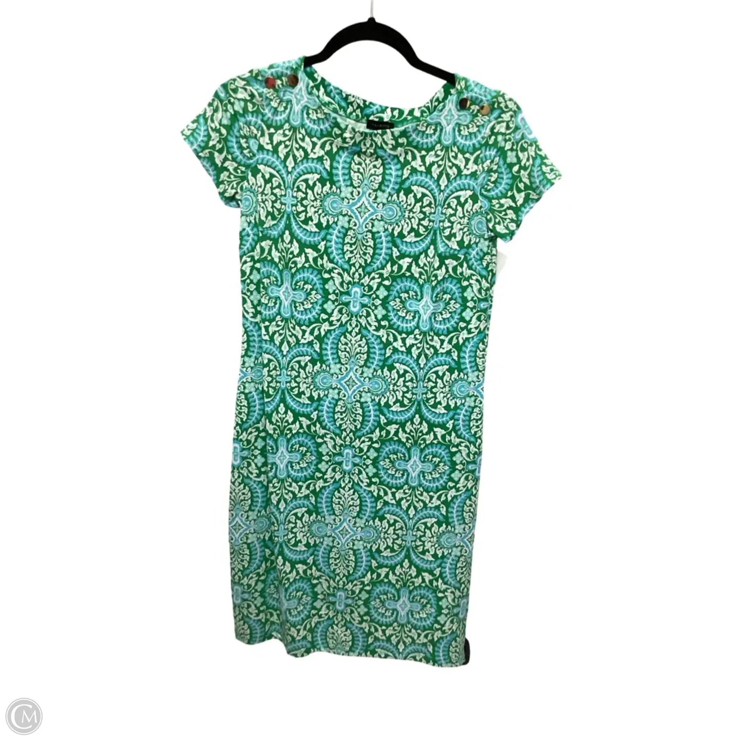 Dress Casual Midi By Talbots In Green, Size: Xs