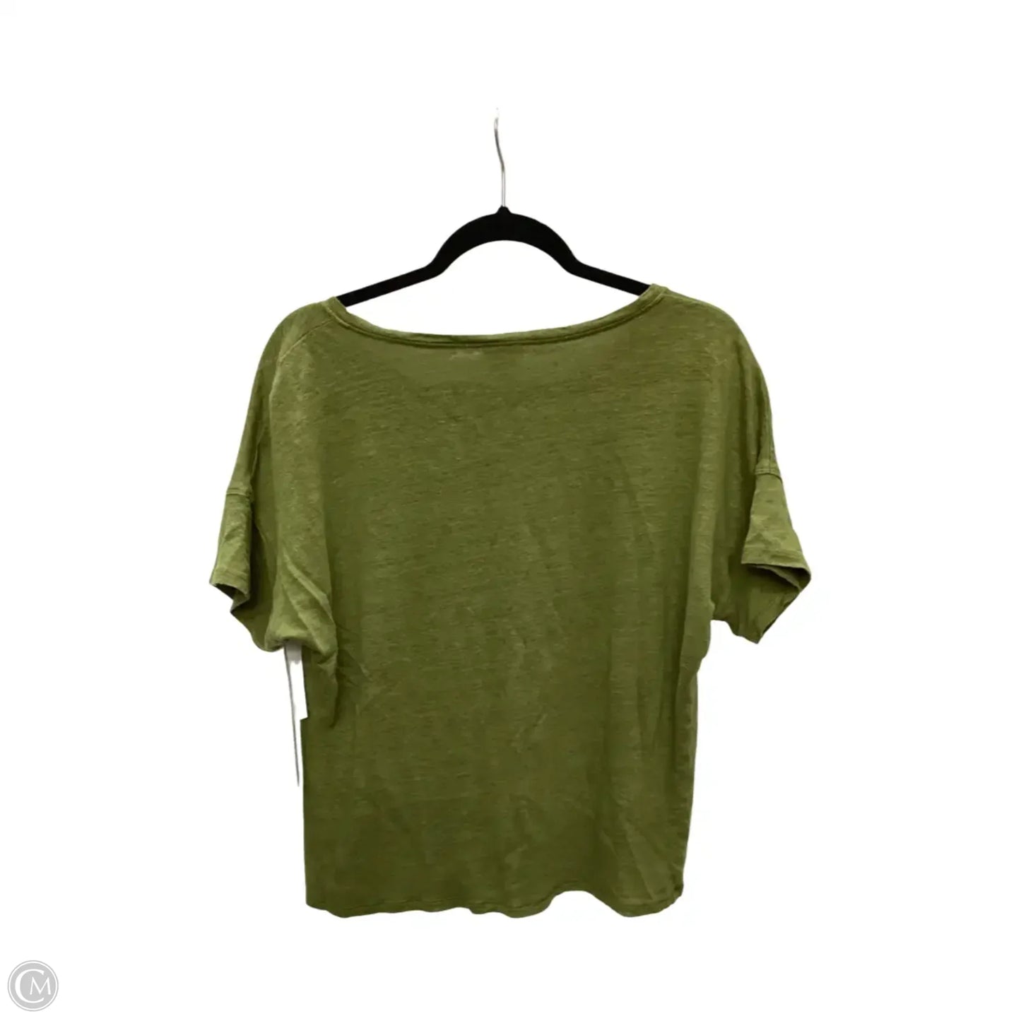 Blouse Short Sleeve By Chicos In Green, Size: 2
