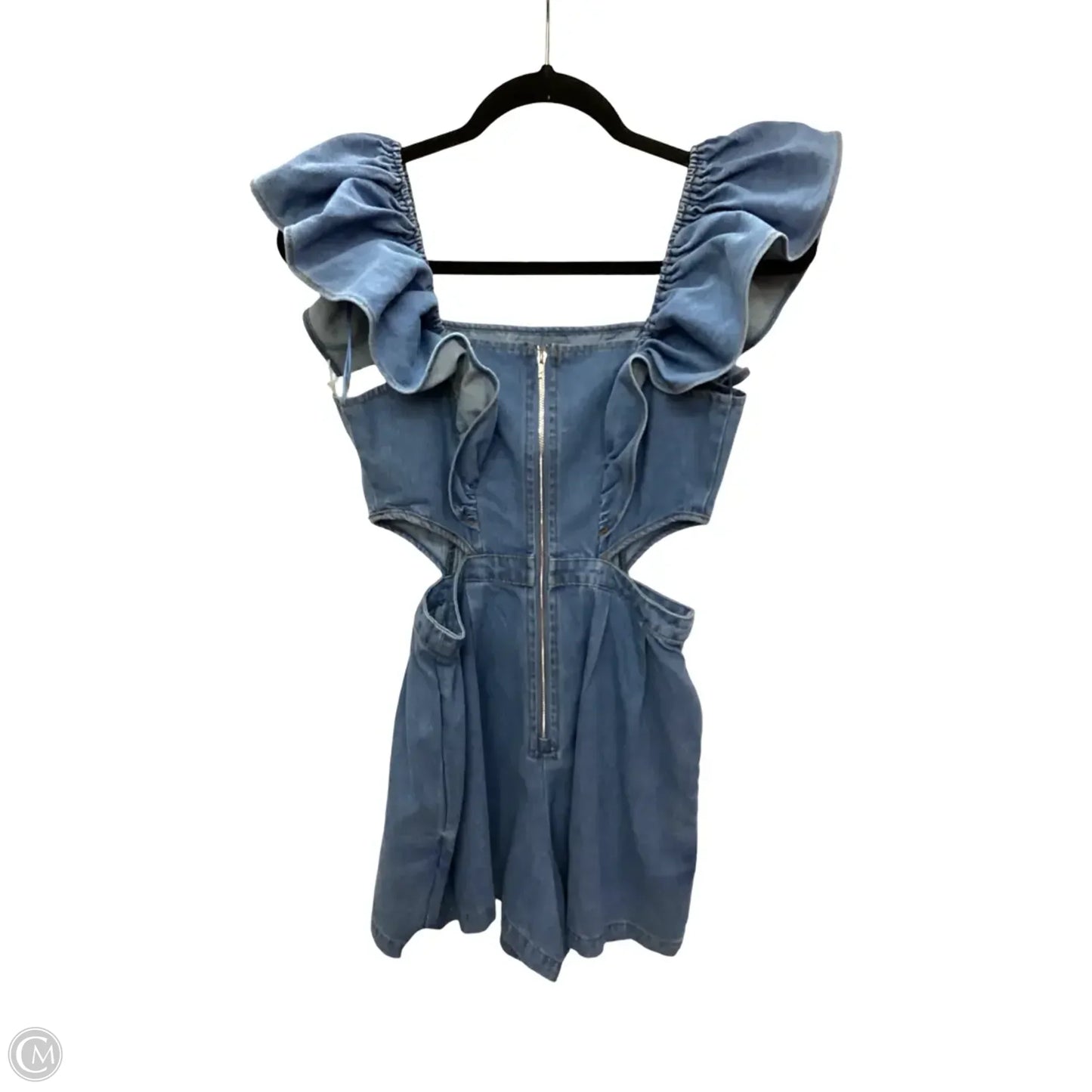 Romper By Mable In Blue Denim, Size: S