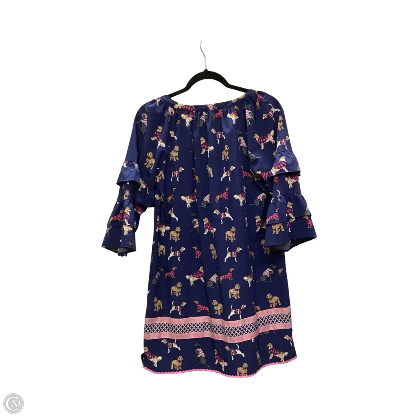 Dress Casual Short By Simply Southern In Blue, Size: S