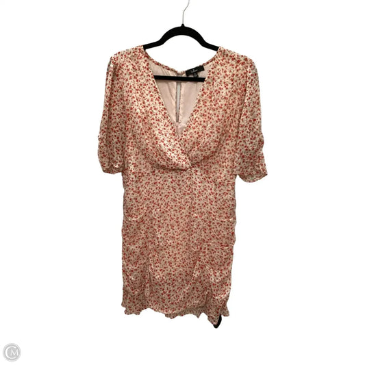 Dress Casual Short By Lulus In Floral Print, Size: Xl