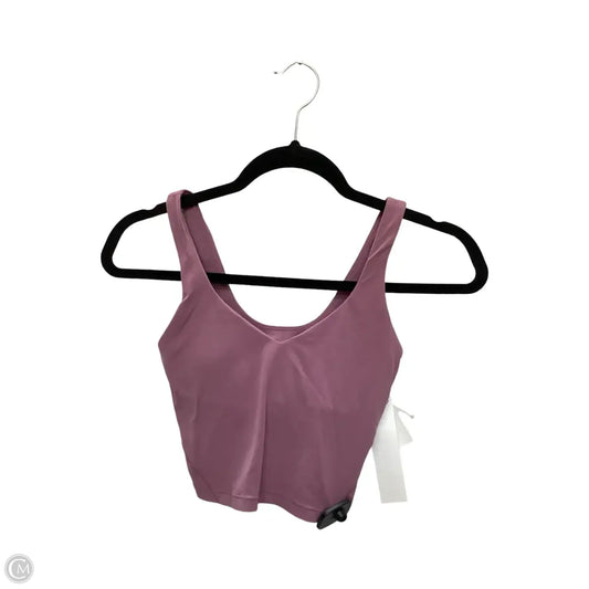 Athletic Bra By Lululemon In Purple, Size: 2