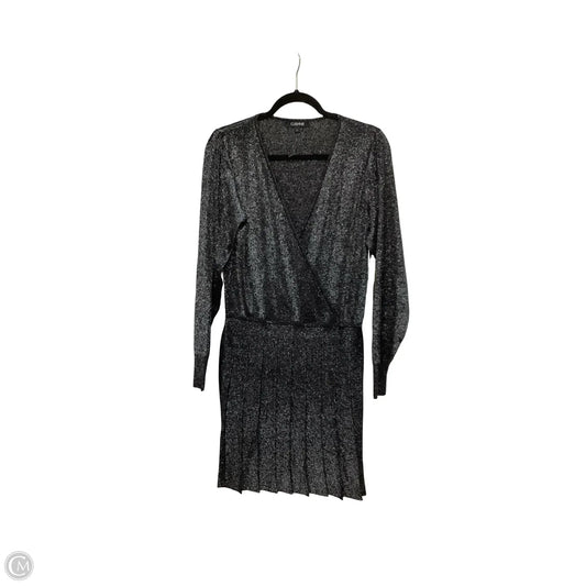 Designer Dress Party Short By Cushnie In Grey, Size: L