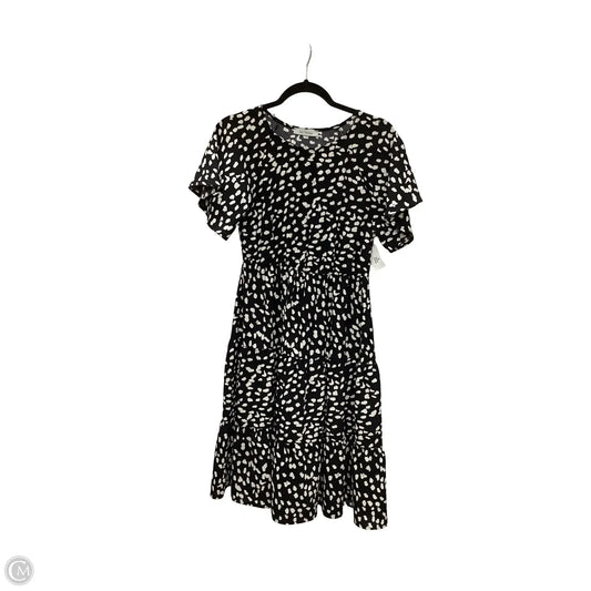 Dress Casual Short By Ces Femme In Black & White, Size: S