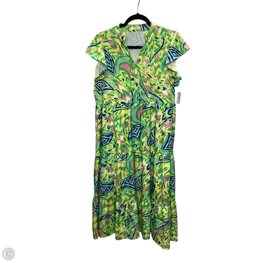 Dress Casual Midi By Sunday Up In Multi-colored, Size: L