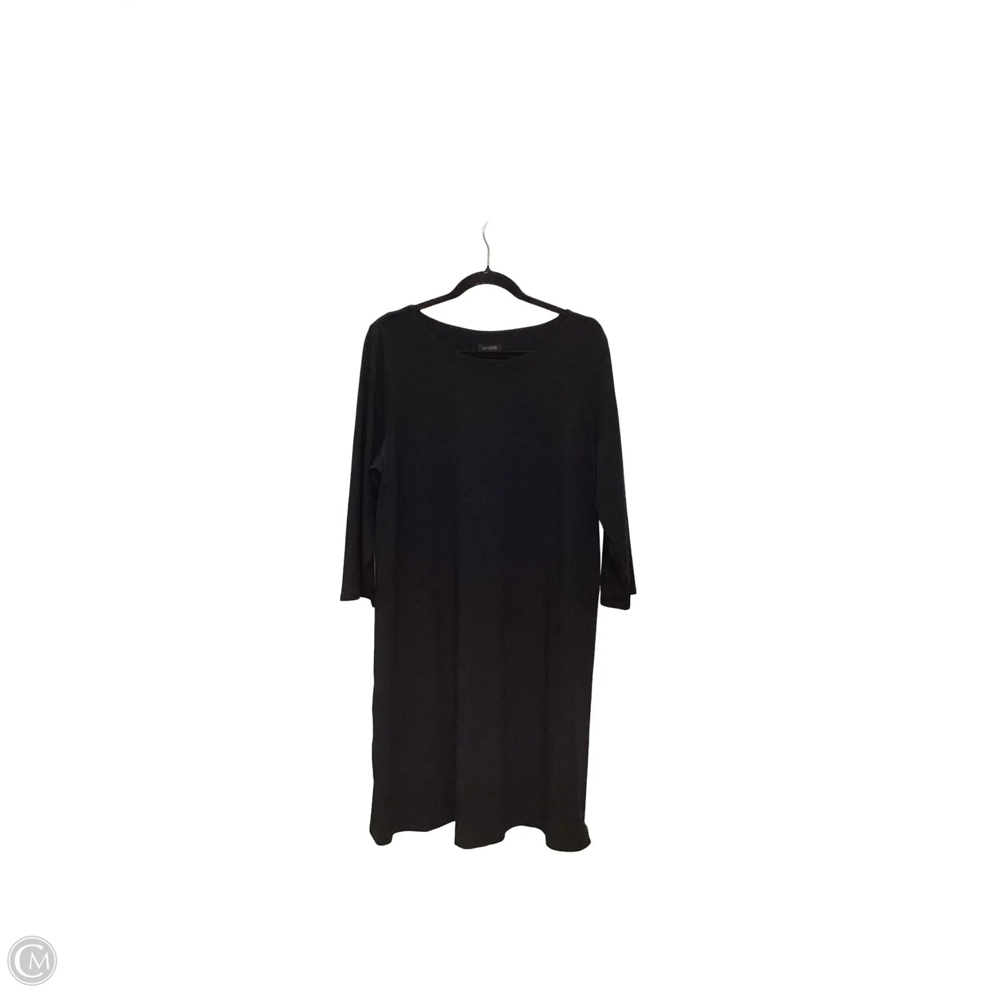 Dress Casual Midi By J. Jill In Black, Size: L