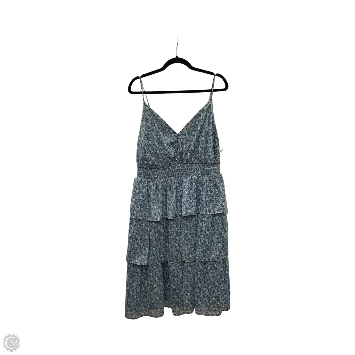 Dress Casual Short By Mimi Chica In Blue, Size: 1x