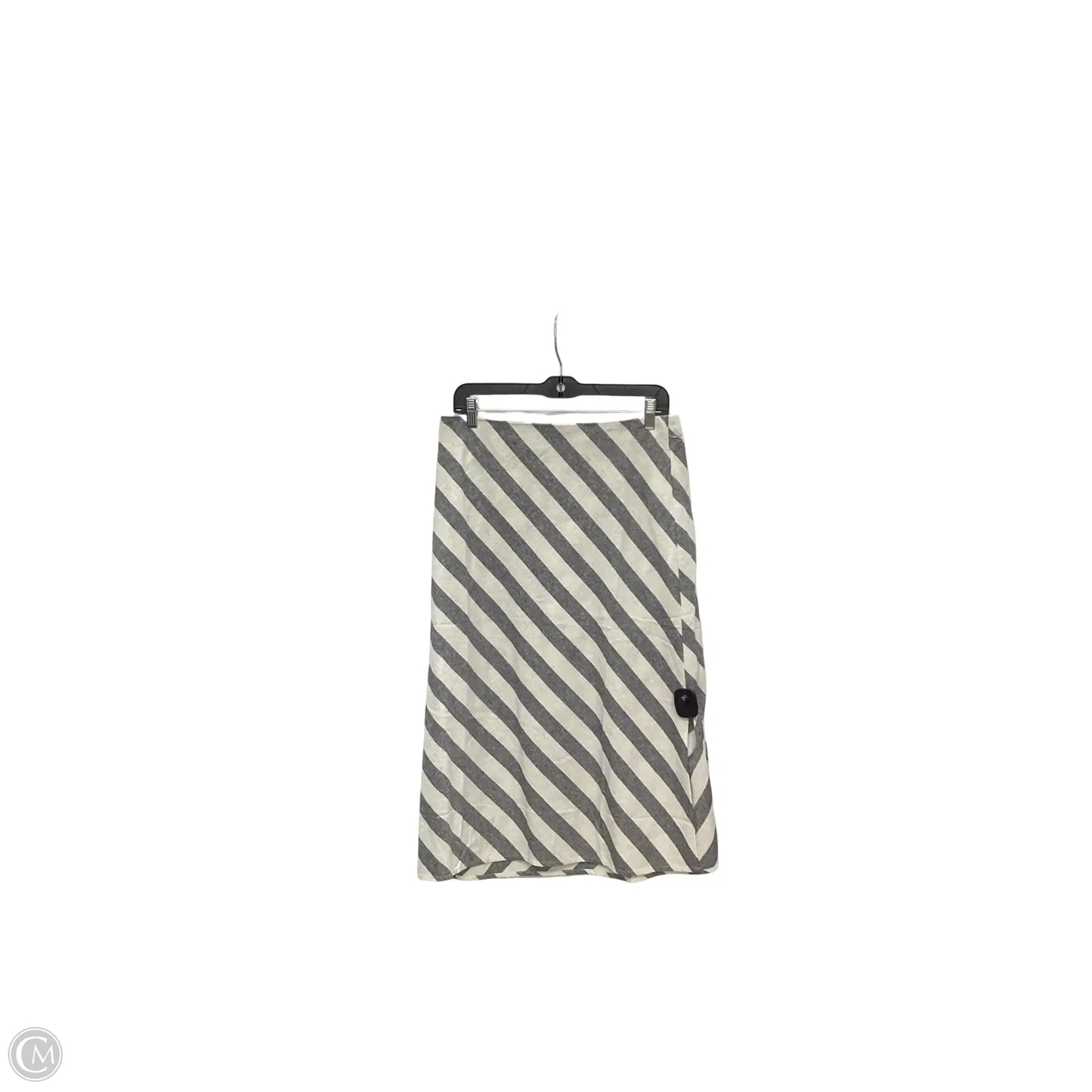 Skirt Midi By J. Crew In Striped Pattern, Size: M