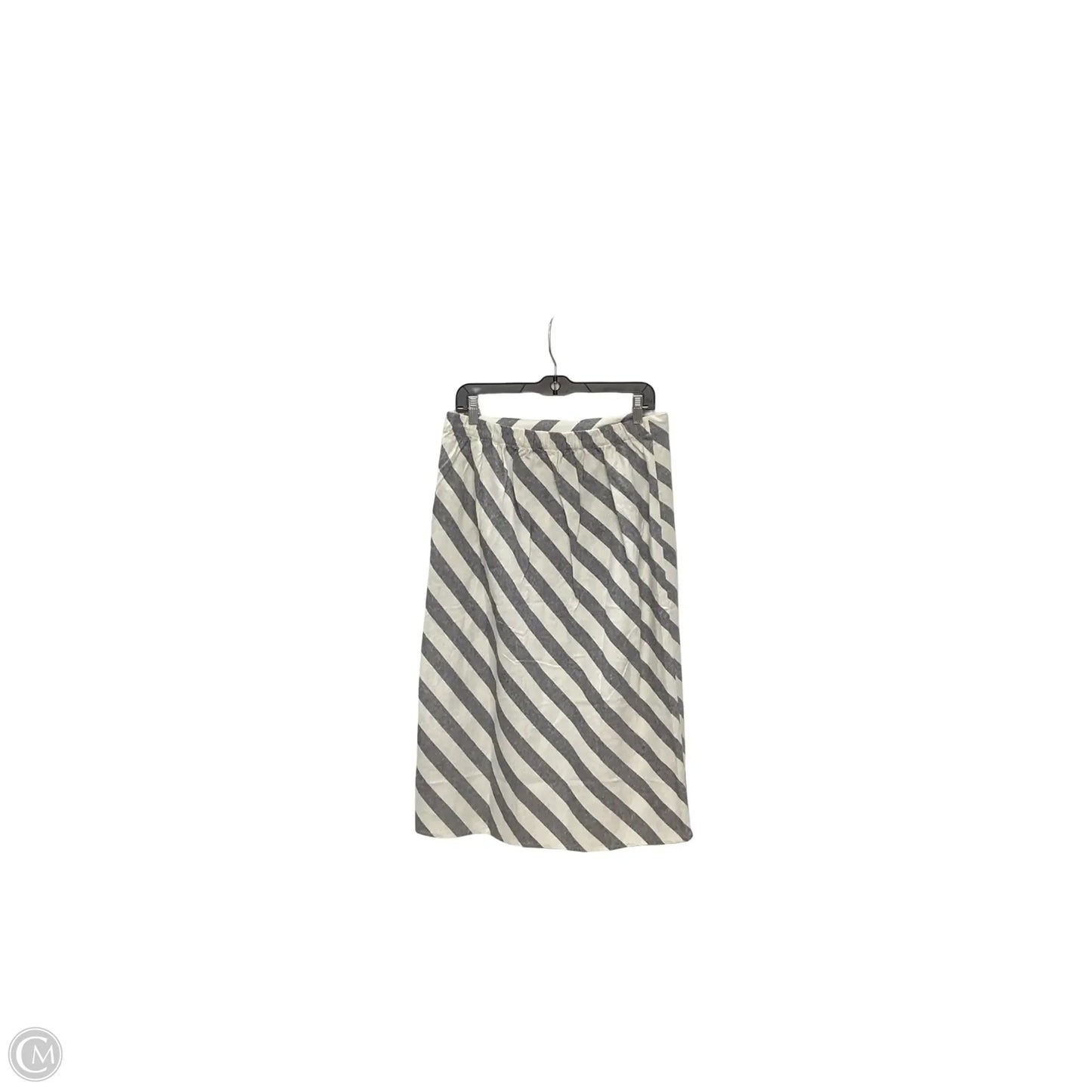 Skirt Midi By J. Crew In Striped Pattern, Size: M