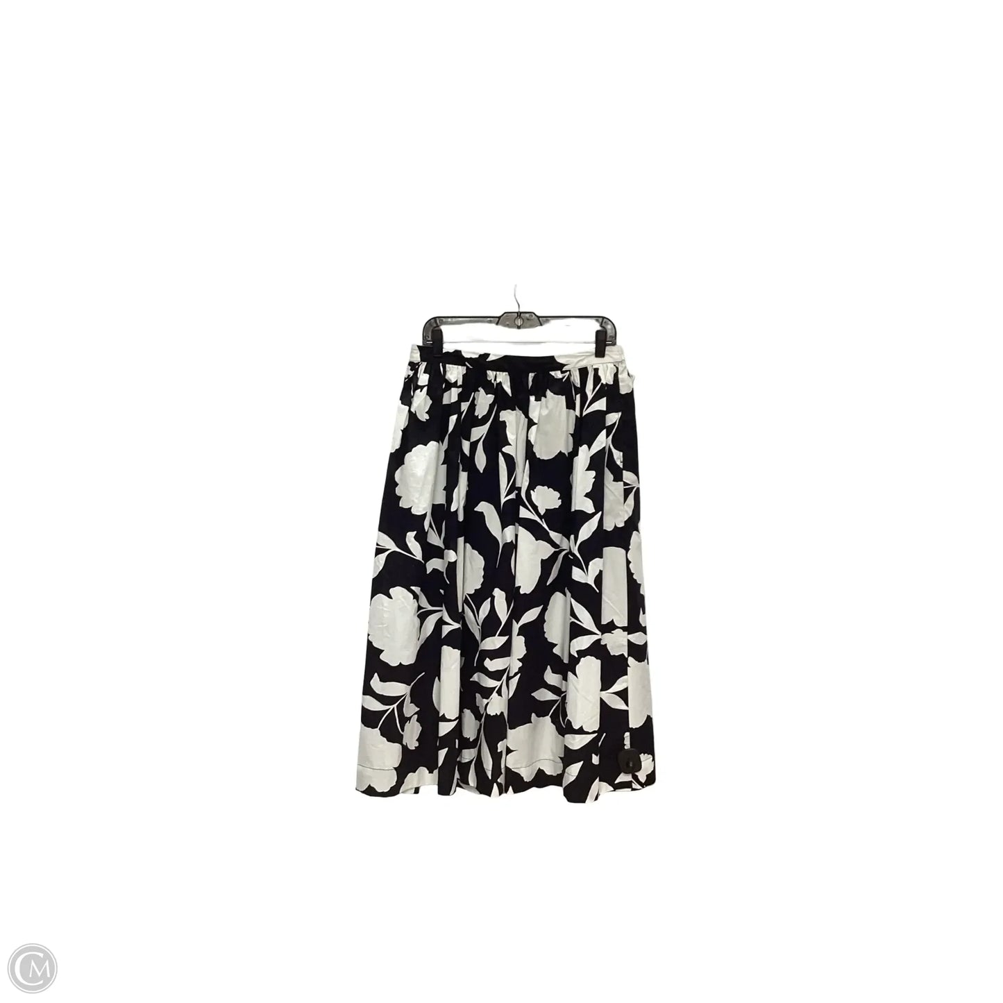 Skirt Designer By Kate Spade In Black & White, Size: M