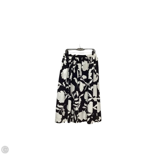 Skirt Designer By Kate Spade In Black & White, Size: M