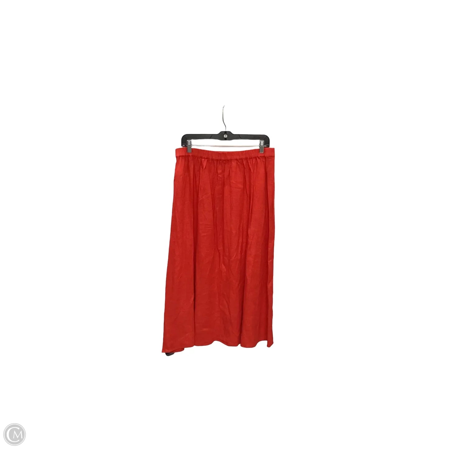 Skirt Midi By J. Crew In Red, Size: M