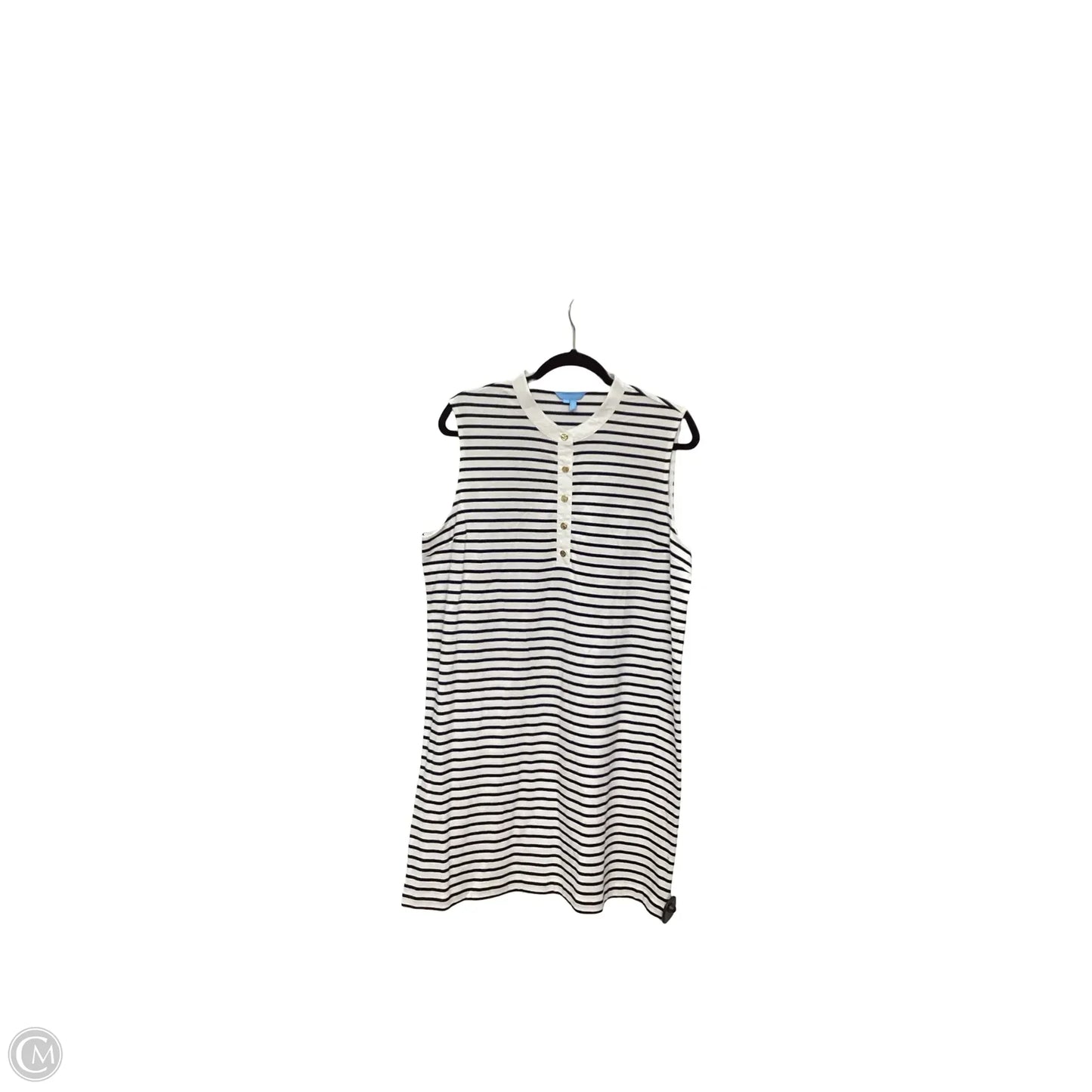 Dress Casual Short By Draper James In Striped Pattern, Size: L