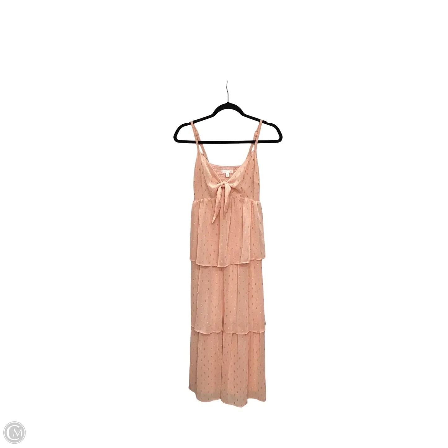 Dress Casual Midi By Lc Lauren Conrad In Peach, Size: Xs