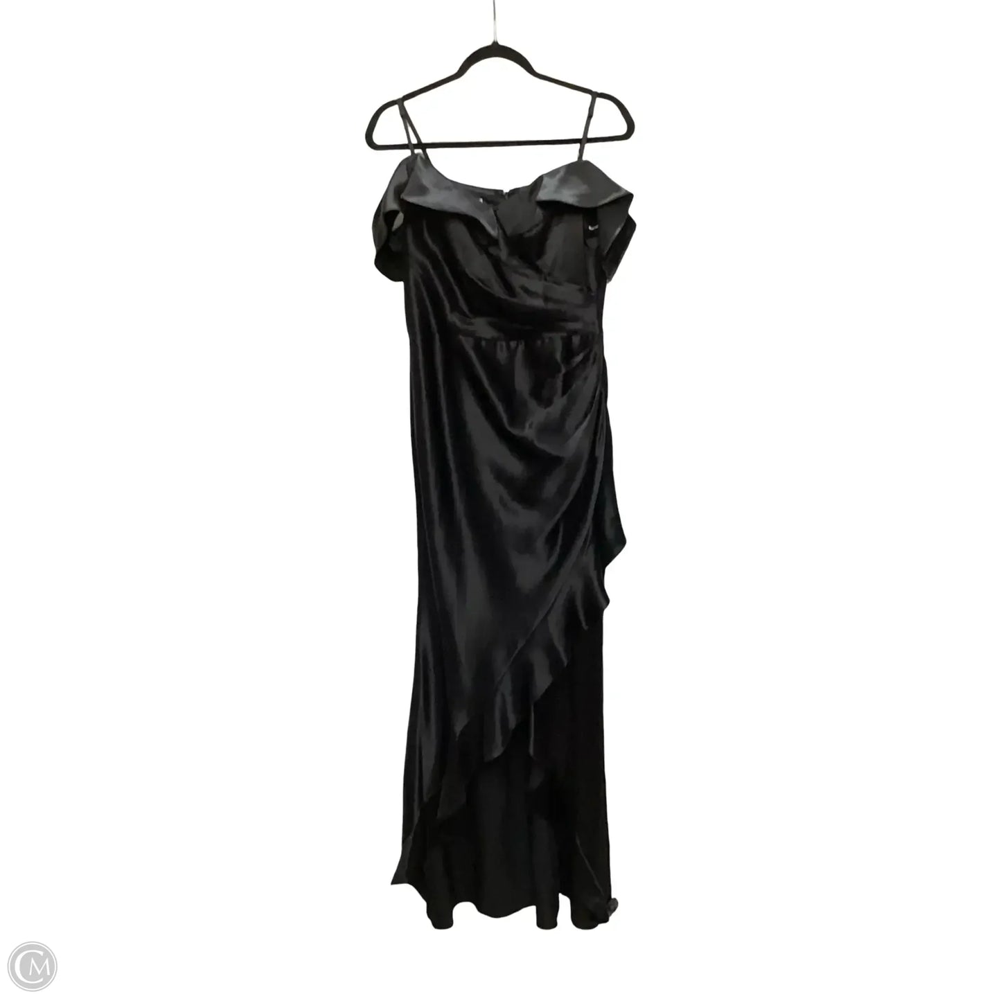 Dress Party Long By Clothes Mentor In Black, Size: 10