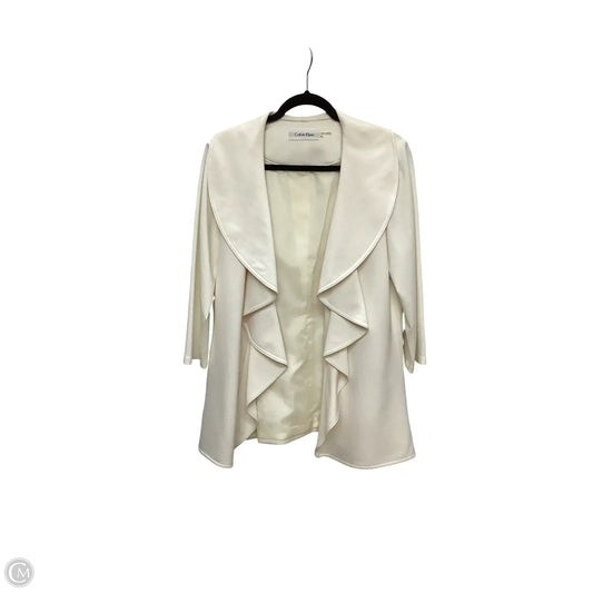 Blazer By Calvin Klein In Cream, Size: 10