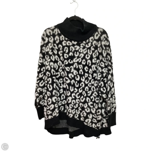 Sweater By Crown And Ivy In Black & White, Size: L