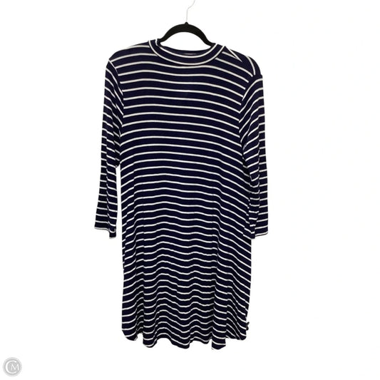 Dress Casual Midi By Zenana Outfitters In Blue, Size: L