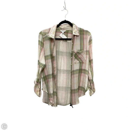 Top Long Sleeve By Time And Tru In Multi-colored, Size: M