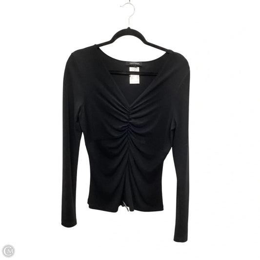 Top Long Sleeve By Karen Kane In Black, Size: L