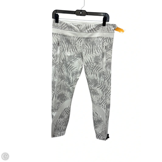 Athletic Leggings Capris By Lululemon In Grey, Size: 10
