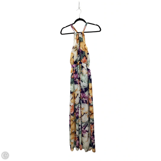 Dress Casual Maxi By Miss Me In Floral Print, Size: L