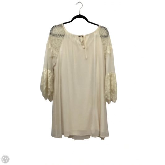 Dress Casual Midi By Entro In Beige, Size: L