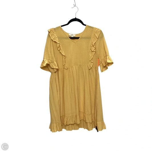 Dress Casual Short By Entro In Yellow, Size: S
