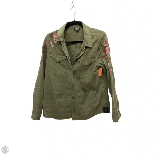 Jacket Shirt By Ana In Green, Size: M