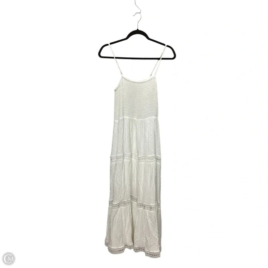 Dress Casual Maxi By Ee Some In White, Size: M