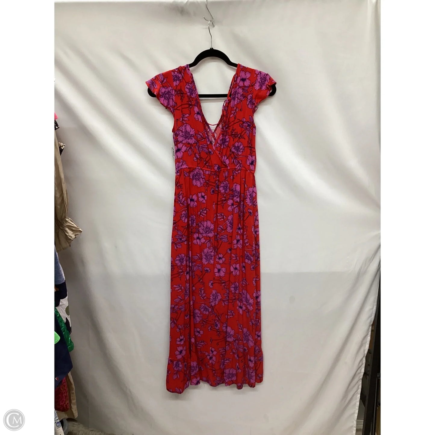 Dress Casual Midi By Hand Of The Free In Red, Size: S