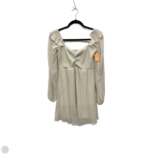 Dress Casual Short By She + Sky In Beige, Size: M
