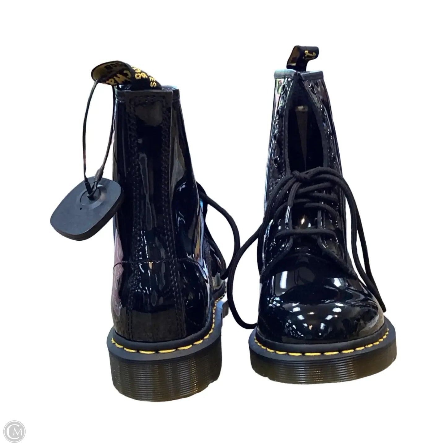 Boots Ankle Heels By Dr Martens In Black, Size: 7