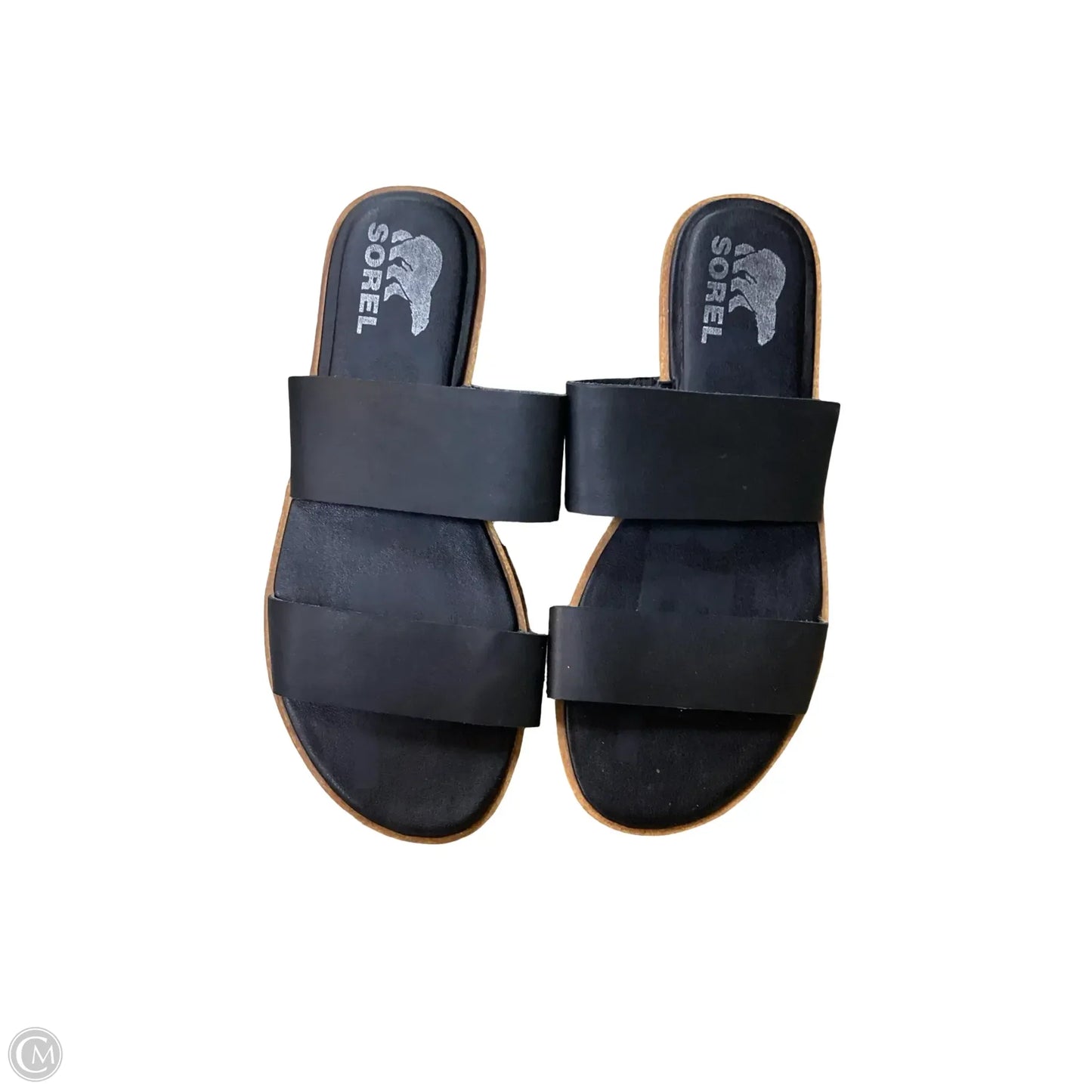 Sandals Flats By Sorel In Black, Size: 8