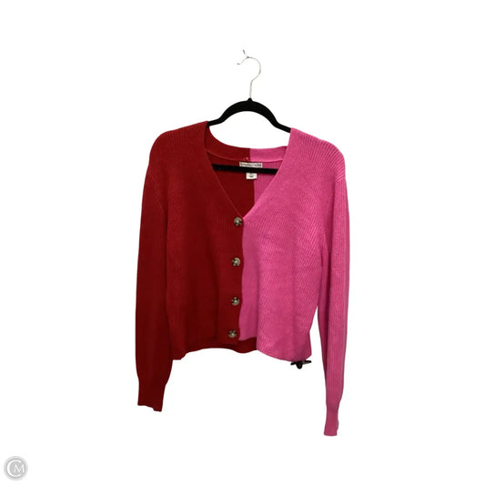 Cardigan By Sincerely Jules In Pink, Size: L