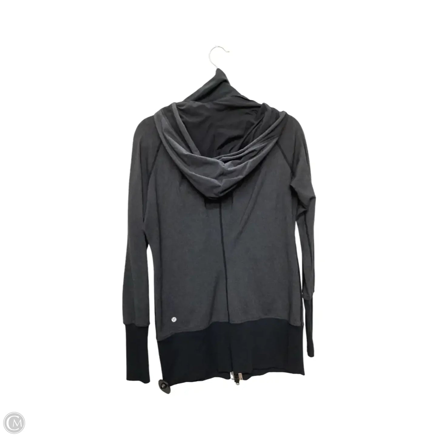 Athletic Jacket By Lululemon In Grey, Size: 10